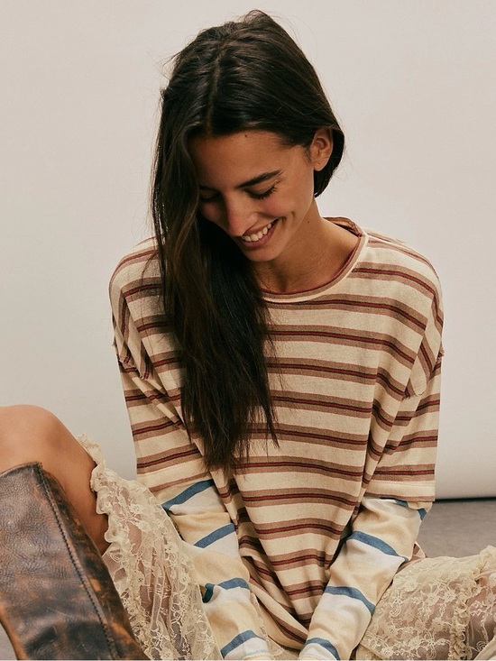 Free People Tops - NWT-Free People “Nina” Long Sleeved Shirt